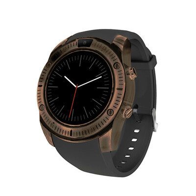 

2018 Newest Round Sport Bluetooth smartwatch KY003 Support SIM Call TF Card Pedometer Camera Vintage Smart Watch PK Y1 V8 V9
