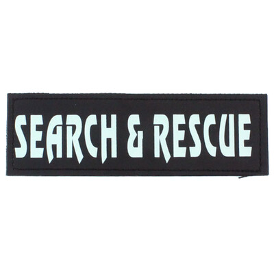 

1Pair Reflective Detachable Labels Nylon Sticker for Service Dog Trainging UK