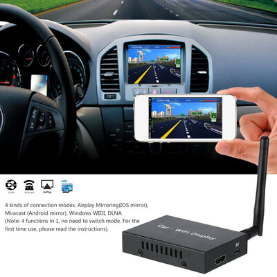 

PTV858 Car WiFi Display Dongle Receiver Linux System Airplay Mirroring Miracast DLNA Airsharing Full HD 1080P HD for HDTV Smart Ph