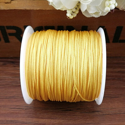 

1Pc 45M Nylon Cord Thread Chinese Knot Macrame Cord Bracelet Braided String Diy 17 Colors