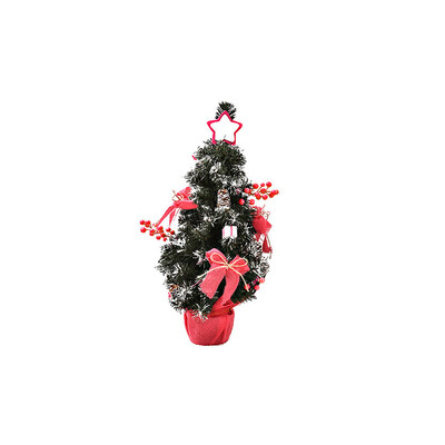 

Tailored Artificial Tabletop Mini Christmas Tree Decorations Festival Miniature Tree 30cm