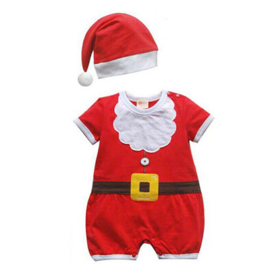 

High Quality Vestidos Comunion Children Christmas Clothing Boys&Girls Christmas Santa Claus Costumes Baby Girl Dress