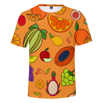 

Toponeto Fashion Mens 3D Printing Creative Round Neck Casual Short Shirts Top Blouse