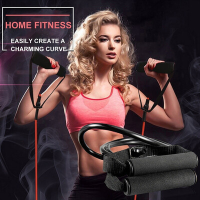 

Elastic Resistance Bands Yoga Pull Rope Fitness Workout Sports Bands Yoga Rubber Tensile Pull Rope Expander Gum