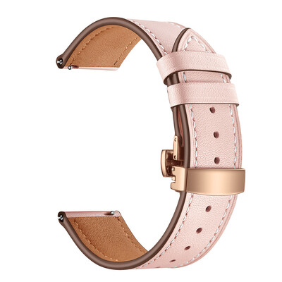 

〖Follure〗Butterfly buckle Leather Wrist Watch Strap Band For IWatch For Samsung Gear S3