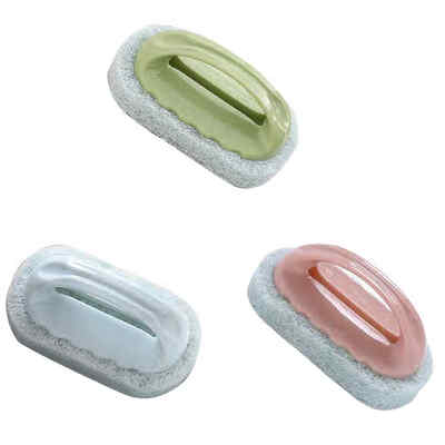 

Sponge Bursher Handle Cleaning Brush Kitchen Ware Bathroom Ceramic Cleaning Supplies Kitchen Clean Tools