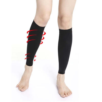 

18-21mm Hg Women Yoga Socks COMPRESSION KNEE HIGH Open Toe Men Women Support Lady HOT