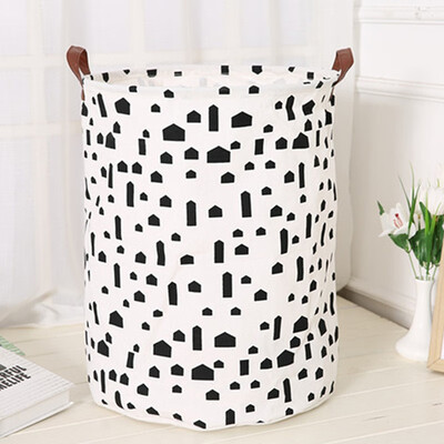 

NeillieN Household cloth dirty basket dirty basket folding basket toy clothing Cotton&linen Storage basket laundry basket