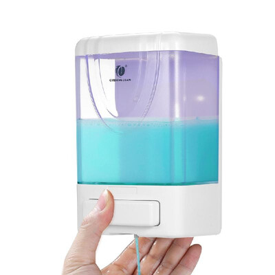 

CHUANGDIAN Wall Mounted Soap Dispenser Hand Sanitizer Shampoo Box Manual 1000ml High Capacity for Home Kitchen Bathroom Hotel Mall