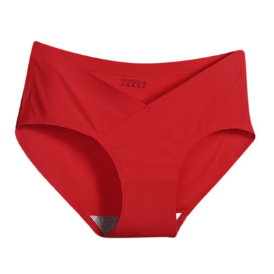 

U-Shaped Low Waist Pregnant Women Panties Multi-color Cotton Maternity Pregnancy Briefs Comfortable And Soft Underwear