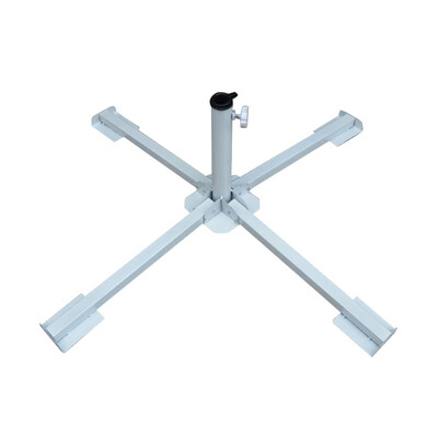 

34 Feet Summer Outdoor Portable Beach Garden Patio Sun Umbrella Base Parasol Ground Bracket Adjustable Folding Steady Stand