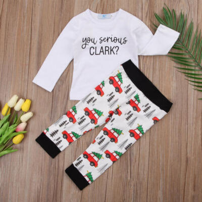 

Kids Baby Boy Girl SisterBrother Matching Christmas Clothes TopsPants Outfits