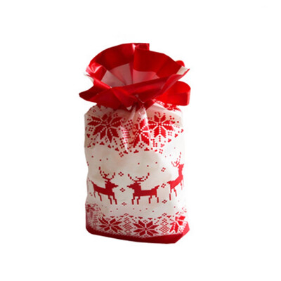 

50Pcs New Christmas Sacks Candy Biscuit Drawstring Wrap Present Gift Storage Bag