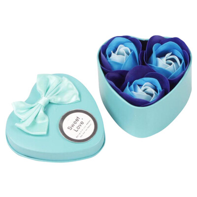 

Toponeto 2Box6Pcs Heart Scented Bath Body Petal Rose Flower Soap Wedding Decoration Gift
