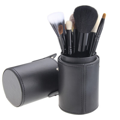 

12Pcs Makeup Brushes Container Tube maquiagem pinceaux maquillaje Eyeshadow Foundation Highlighter Naked Palette