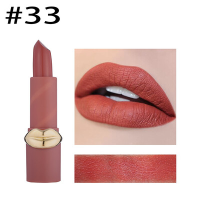 

MISS ROSE Lip Shape Lipstick Matte Lipstick 12 colors Good Coloring Paste Skin Easy to Color Lipstick Lip Makeup