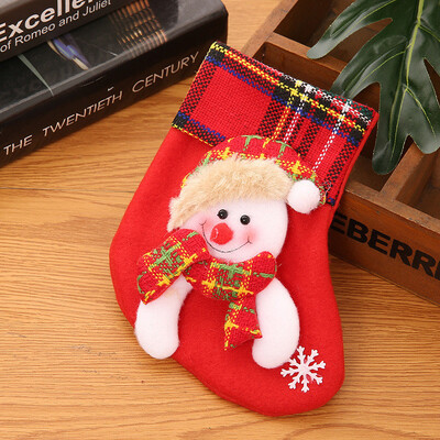 

Tailored Christmas Stockings Socks Santa Claus Candy Gift Bag Xmas Hanging Decor