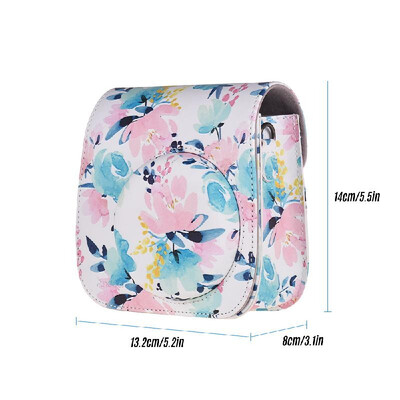 

Andoer Camera Case Protective PU Leather Bag with Strap Accessories Pocket for Fujifilm Instax Mini 89 Instant Film Camera