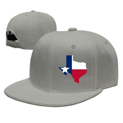 

WellShopping Map Of Texas Flag Design Solid Flat Bill Hip Hop Snapback Baseball Cap Unisex sunbonnet Hat
