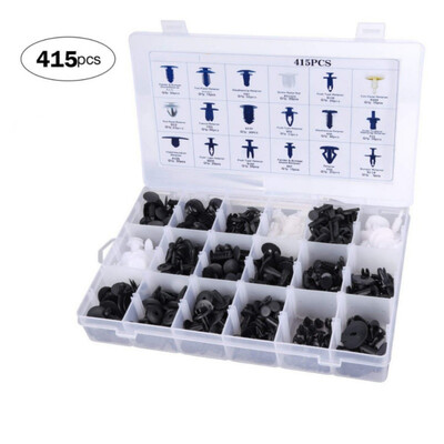 

415pcs 18 Size For All Trim Clip Car Retainer Panel Bumper Fastener Kit Set Car Door Liner Bumper Buckle