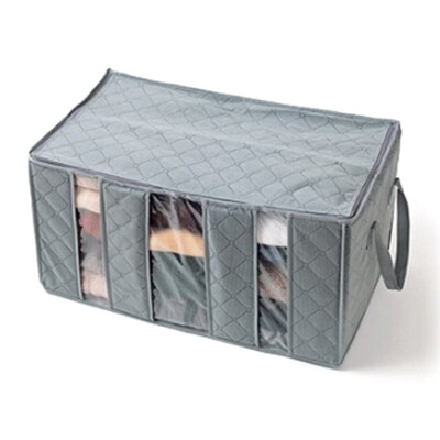 

Foldable Storage Box Large Fabric Organizer Bag Household Items With Cover