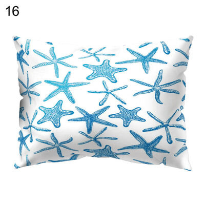 

Flower Irregular Pattern Throw Pillow Case Cushion Cover for Home Office Cafe