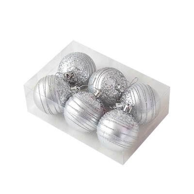 

6pcslot Christmas Tree Decor Ball Bauble Xmas Party Hanging Ball Ornament decorations for Home Christmas decorations Gift