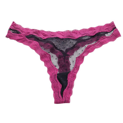 

Women Panties Thongs String lingerie Mesh Transparent Wrap Design Sexy Ladies Cotton Fashion Low-Rise Underwear Seamless Briefs
