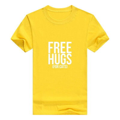 

Free Hugs For Cats Mens Printed T-Shirt