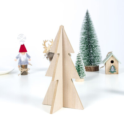 

Christma Tree Decoration Merry Wooden Christmas Xmas Tree Home Table Party Decor For Home Party Supplies navidad 2019 kerst