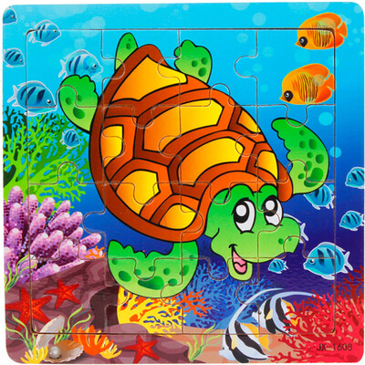 

〖Follure〗Wooden Puzzle Educational Developmental Baby Kids Training Toy
