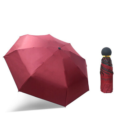 

Travel Mini Umbrella Windproof UV Folding Compact Umbrella Portable Lightweight Sun & Rain Umbrellas For Women And Men