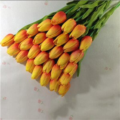 

1 Bouquet 10 Heads Fake Tulip Artificial Silk Flower Rose Bouquet Home Office Wedding Decor Artificial Flowers