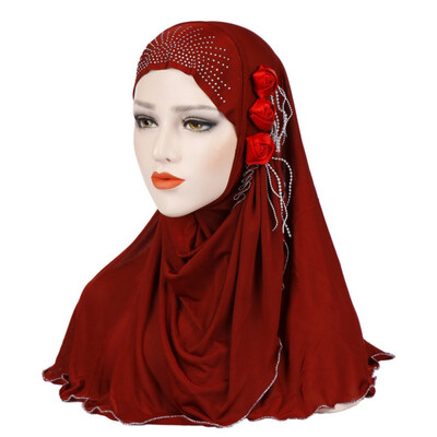 

Islamic Ladies Head Scarf Headwear Muslim Hijab Inner Cap Wrap Shawl Scarf Ramadan Arab Amira Headscarf