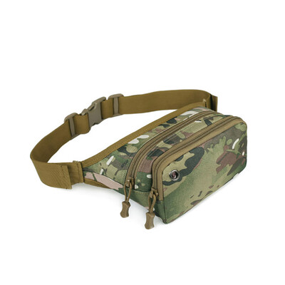 

Outdoor Sports Waist Bag Trendy & Retro 900D Oxford Tactical Camouflage Cycling Bag Small Portable Single Shoulder Chest Bag