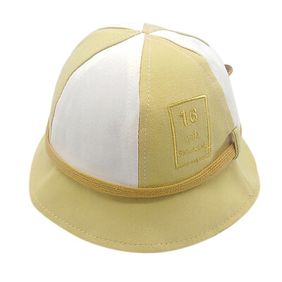 

Kids Sun Headwear Baby Boys Girls Toddler Minimalist Patchwork Mixed Color Bucket Hats Caps