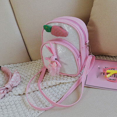 

Tailored School Bag Sequins Cute Rabbit Small Backpack Personality Girl Children Backpack