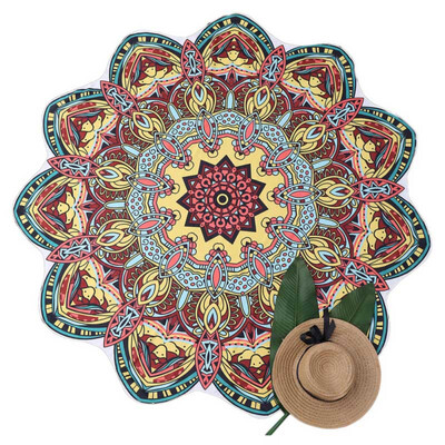 

2019 Mandala Beach Towel Yoga Mat Wall Hanging Tapestry Polyester Diameter 145cm