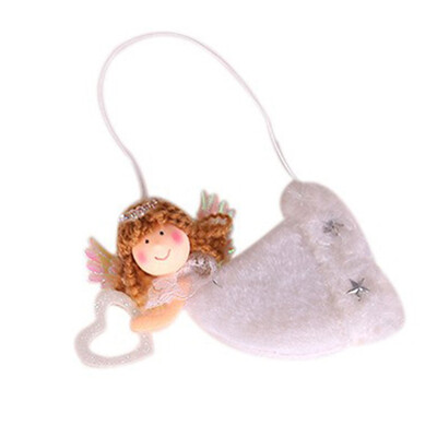 

2020 Christmas Ornaments Plush Toy Doll Cute Christmas Angel Santa Snowman Pendant Christmas Tree Decoration