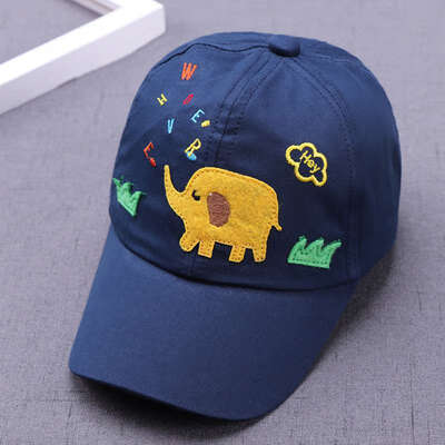 

New Hat Unisex Baby Boys Girls Kids Toddler Infant 4 Colors Hats Cartoon Embroidery Visor Baseball Cap Children Acessories