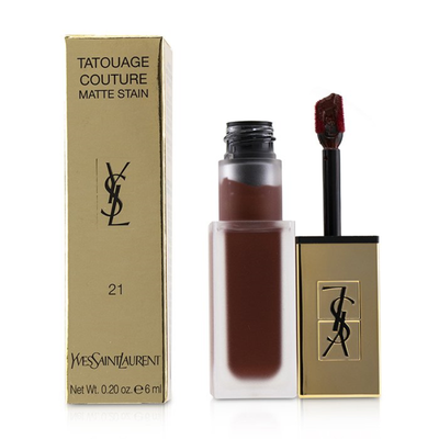 

YVES SAINT LAURENT - Tatouage Couture Matte Stain - 21 Burgundy Instinct 6ml02oz