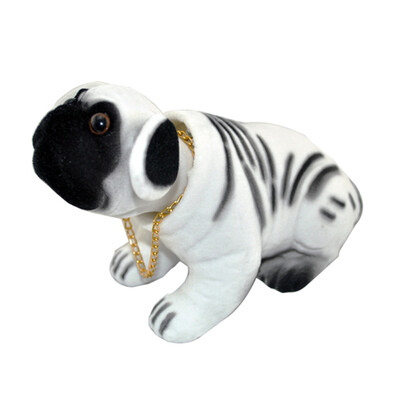 

Lifelike Shaking Head Doll Puppy Nodding Dog Toys Home Decor Car Ornaments Gifts
