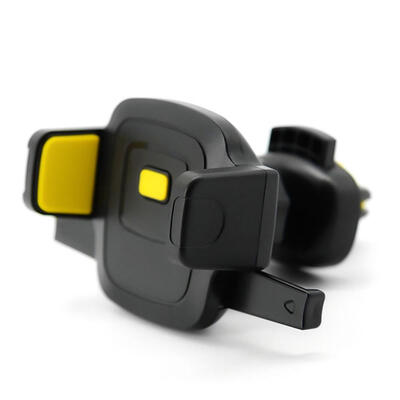 

Outdoor Tools Car Phone Holder Air Vent Clip Damping Design Mount Hands Free Cradle Automatic Lock Mobile Phone Bracket