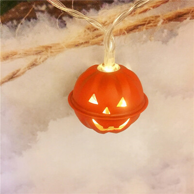 

2M Halloween Pumpkin LED String Lights Battery Operated Holiday Party Garden Lanterns Lights Christmas Halloween Decor