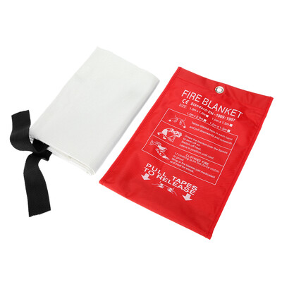 

Fiberglass Fire Blanket Fire Flame Retardant Emergency Survival Fire Shelter Safety Cover 393393 Inches