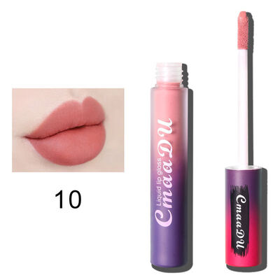 

HOT 1PC Liquid Lipstick Lip Gloss Fashion Lipstick Cosmetics Women Sexy Lips Matte Lip Gloss Party 10 Colors Be Confident Woman
