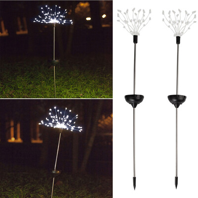 

Gobestart 90LED Solar Power Garden Light Christmas Lights Outdoor Fireworks LED Lawn Lamp