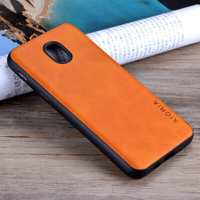 

for Samsung Galaxy J3 2018 case Luxury Vintage PU cow leather Skin cover phone Cases for samsung galaxy j3 2018 coque funda capa