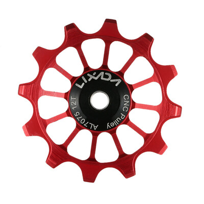

Lixada Bicycle Rear Derailleur Pulley 12T MTB Road Bike Rear Derailleur Pulley Roller Bearing Jockey Wheel Bicycle Parts