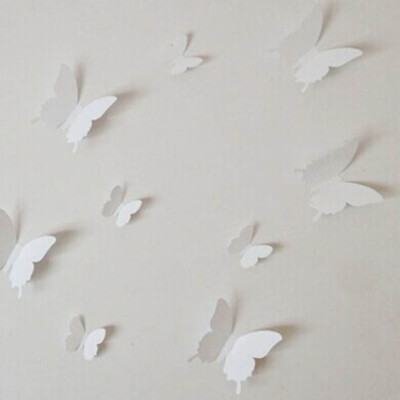 

Home Decor 3D Butterflies Wall Stickers Room Home Decors Art DIY Decorations Paper Wall Decorated